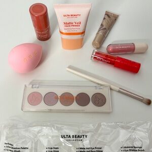 Ulta Beauty Makeup Collection with Pink Blender Bundle.